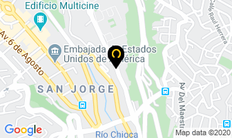 Mapa de Alexandra Eventos en La Paz