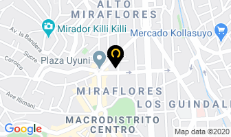 Mapa de Alumarc en La Paz