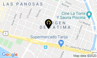 Mapa de Ange Acabados De Construccion en Tarija