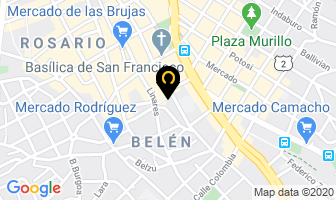 Mapa de Aquabol en La Paz