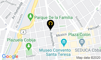 Mapa de Atelier Toño en Kilómetro Doce a Cochabamba