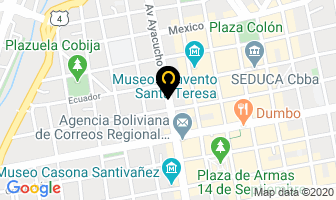 Mapa de Atlantida Muebles & Equipamiento en Cochabamba