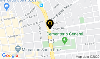Mapa de Autoescuela Ceta en Santa Cruz de la Sierra
