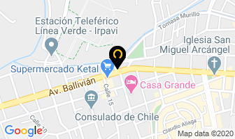 Mapa de Ave De Cristal en La Paz