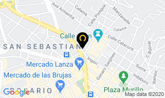 Mapa de Bash And Crash Hostel en La Paz