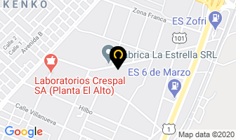 Mapa de Bentex Ltda en El Alto