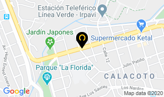 Mapa de Btc Cargo Express en La Paz