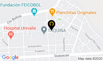 Mapa de Cajas Automaticas  El Guichi   Cbba. Bolivia en 14 de Septiembre