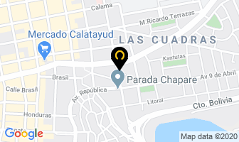 Mapa de Centro De Carpas Brasil en Kilómetro Doce a Cochabamba