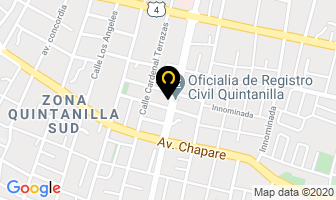 Mapa de Clinica Dental D.o.c.m. en Sacaba