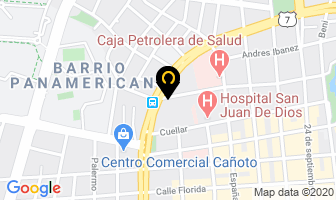 Mapa de Clinica Niño Jesus en Santa Cruz de la Sierra