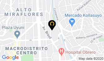 Mapa de Clinica Santa Teresa en La Paz