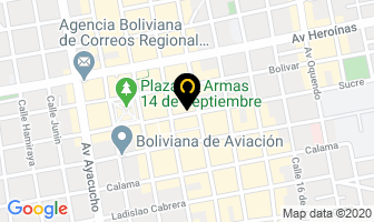 Mapa de Cofradia Cafe en Kilómetro Doce a Cochabamba