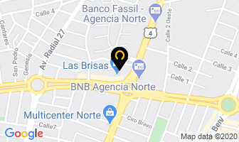 Mapa de Comercial Daniel en Santa Cruz de la Sierra