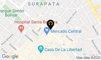Mapa de Comercial San Martín en Sucre
