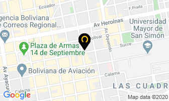 Mapa de Copyservis en Kilómetro Doce a Cochabamba