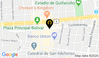 Mapa de Courier D H L Internacional en Cochabamba