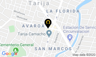 Mapa de Couriers I B C en Tarija