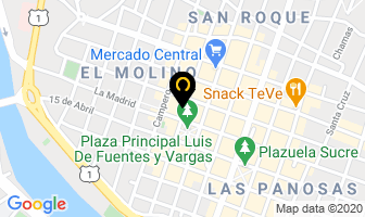 Mapa de Crocan Pollo en Tarija