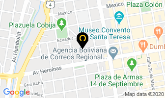 Mapa de Danvalmetal en Kilómetro Doce a Cochabamba