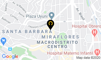 Mapa de Dental Plus en La Paz