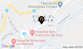 Mapa de Disbal Alimento Balanceado Prodae en La Paz