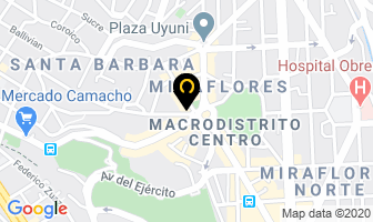 Mapa de Distribuidora O Y T en La Paz