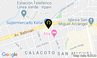 Mapa de Dr. Marcel Jemio - Traumatólogo en La Paz