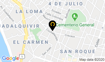 Mapa de Dra. Lia Galvez Aníbarro centro Sis en Tarija