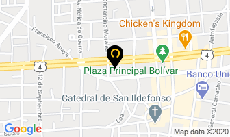 Mapa de Ecovidrios en Quillacollo