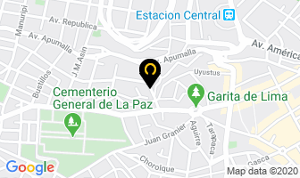Mapa de Electronica Fadaal en La Paz
