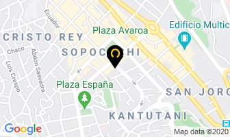 Mapa de Energym en La Paz