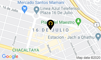 Mapa de Equipos TÉcnicos Internacional S.r.l en La Paz