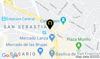 Mapa de Espacio Renacer en La Paz