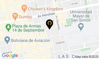Mapa de Farmacia San Elias en Cochabamba