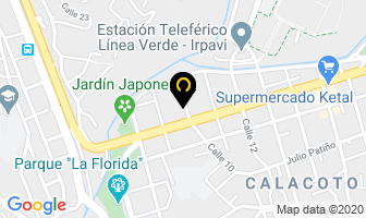 Mapa de First Class Institute Zona Sur en La Paz