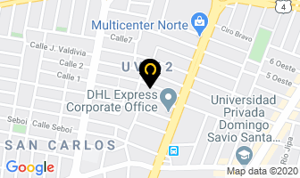 Mapa de Flash Services Courier en Santa Cruz de la Sierra