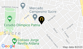 Mapa de Hbl Herba Life - Distribuidor en Sucre