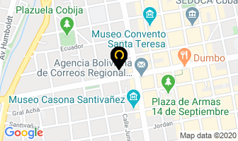 Mapa de Hostal Casa Vieja Colonial en Cochabamba