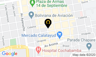 Mapa de Hostal Florida - Cochabamba en Kilómetro Doce a Cochabamba