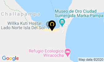 Mapa de Hostal Roca Sagrada en La Paz