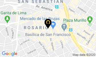 Mapa de Hotel Berlina en La Paz