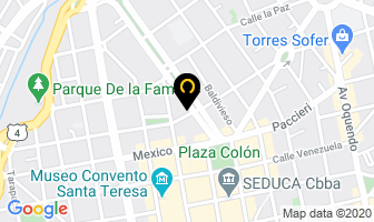 Mapa de Hotel Diplomat en Cochabamba