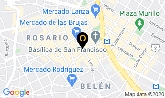 Mapa de Hotel Fuentes en La Paz