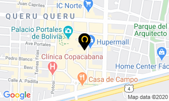 Mapa de Hotel Portales en Cochabamba