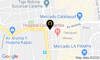 Mapa de Hotel Venecia en Kilómetro Doce a Cochabamba