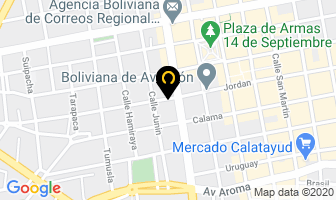 Mapa de Imprenta Rosas en Kilómetro Doce a Cochabamba