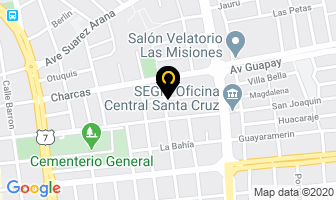 Mapa de Impresiones Gamma en Santa Cruz de la Sierra