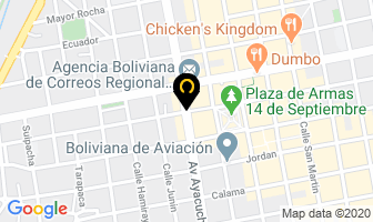 Mapa de Industria Molinera De CafÉ Ideal en Cochabamba