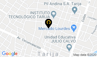 Mapa de La Colmenita en Tarija